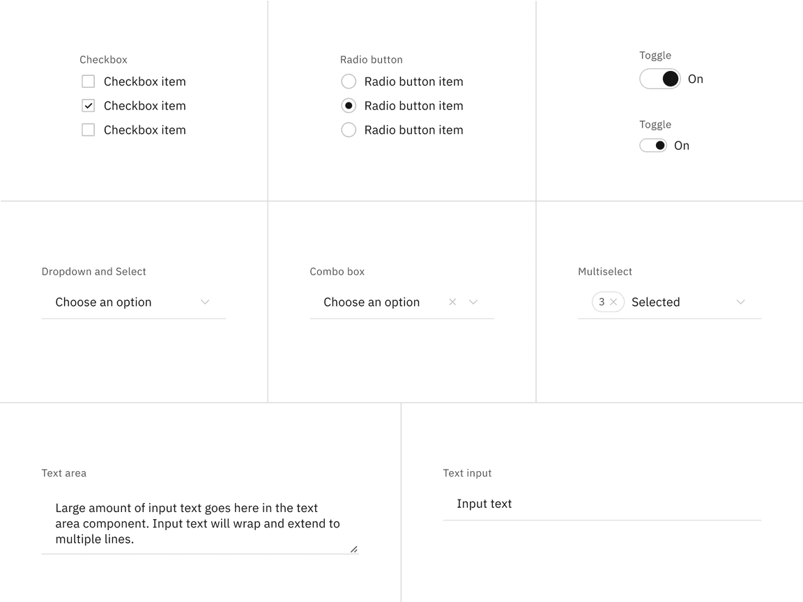 Read-only states for selection controls. Read-only states for selection controls.